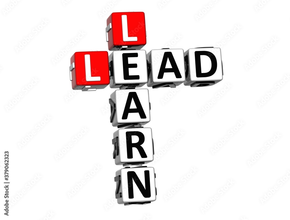 Learn Lead. White and Red 3D Crossword Puzzle. Learn Lead. White and Red 3D Crossword Puzzle.