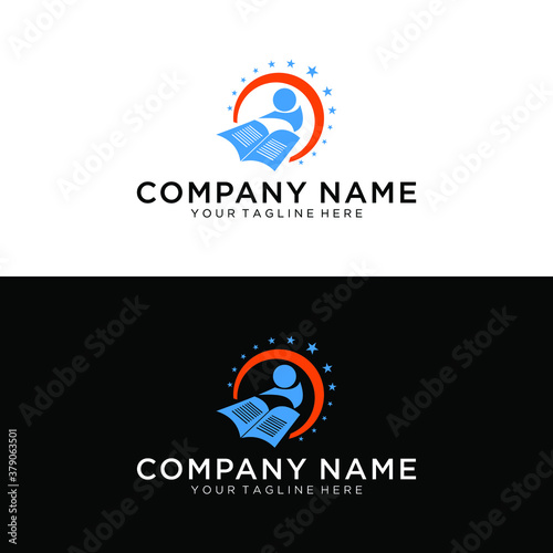 Success Leadership and Education Book Logo Vector