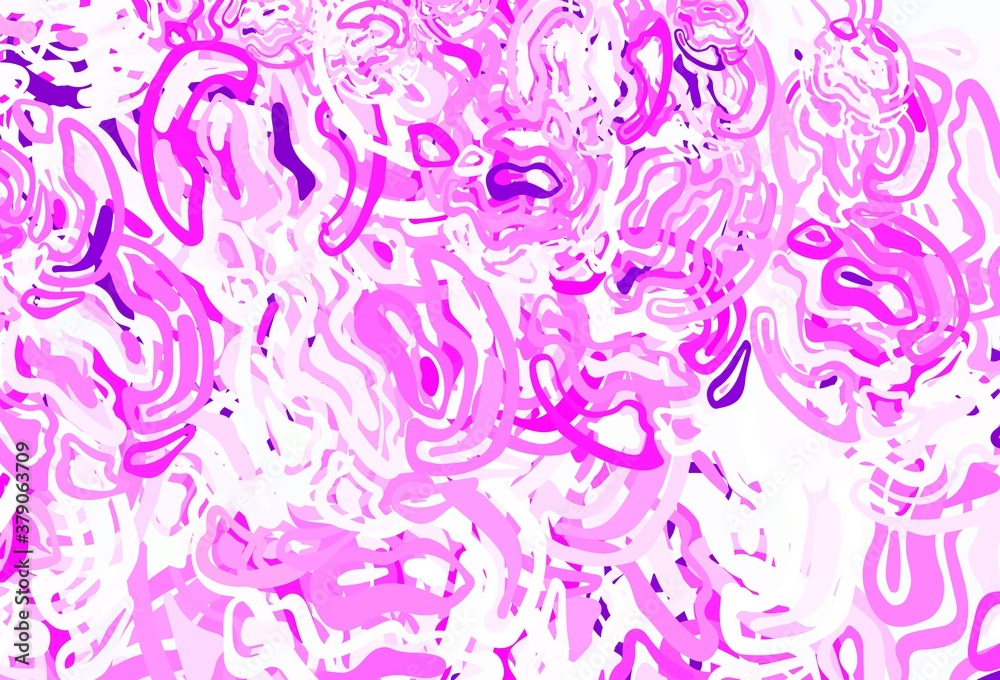 Light Pink vector pattern with random forms. Light Pink vector pattern with random forms.