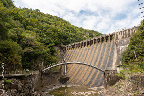 Sengari dam in Dojo, Kobe city, Hyogo, Japan