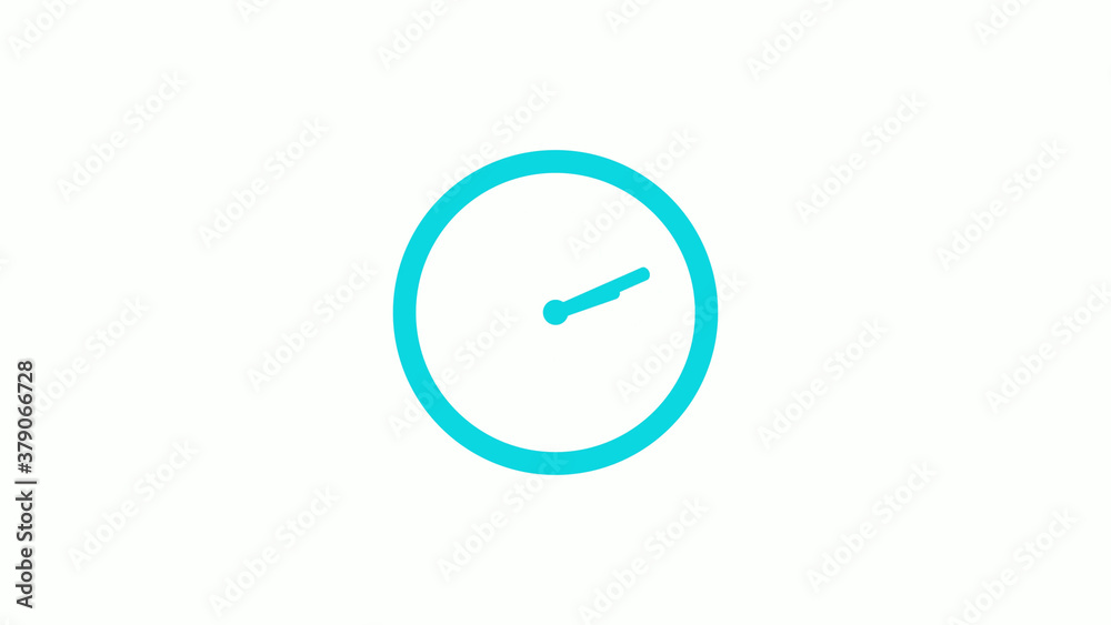 New cyan color circle 12 hours clock icon on white background,clock icon New cyan color circle 12 hours clock icon on white background,clock icon