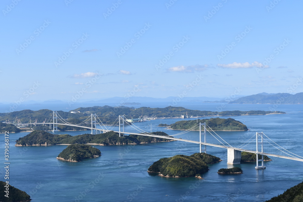 Naklejka premium 島々