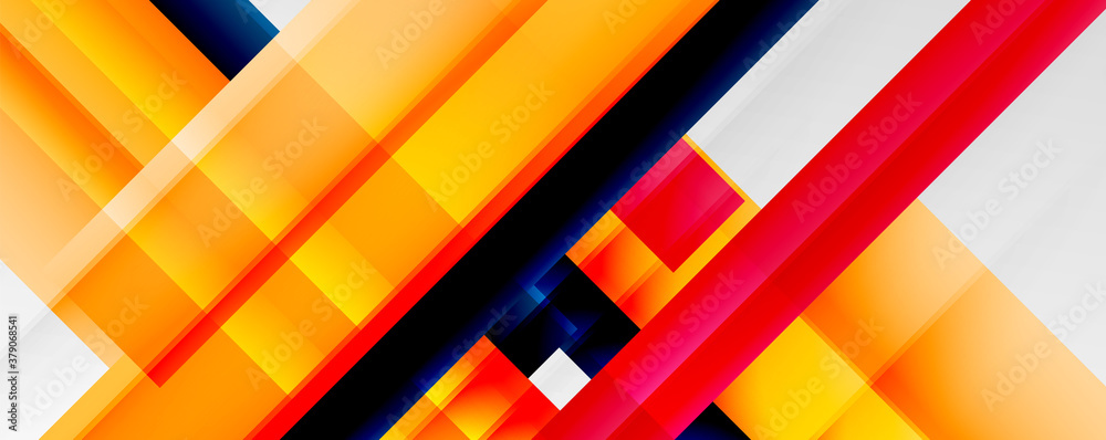 Geometric abstract backgrounds with shadow lines, modern forms, rectangles, squares and fluid gradients. Bright colorful stripes cool backdrops Geometric abstract backgrounds with shadow lines, modern forms, rectangles, squares and fluid gradients. Bright colorful stripes cool backdrops