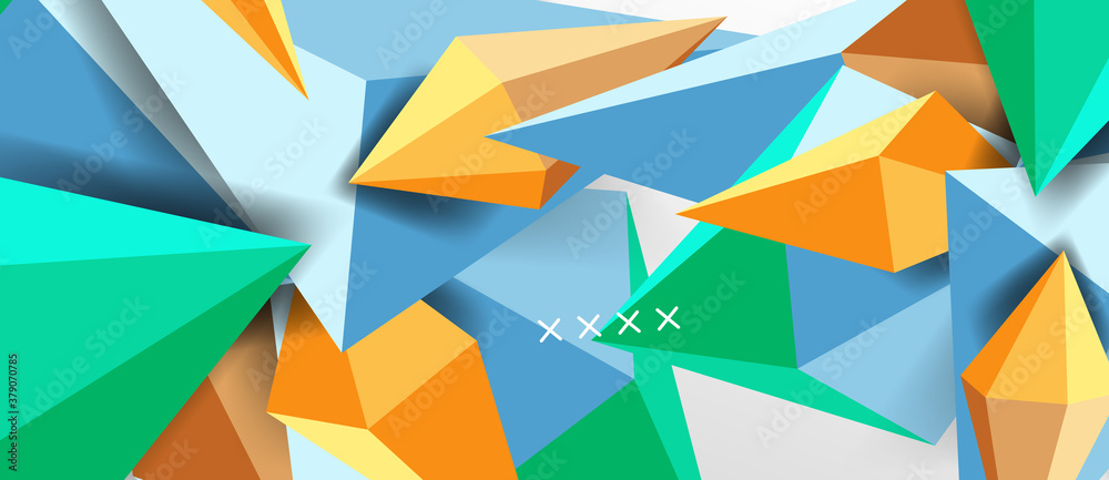 3d low poly abstract shape background vector illustration 3d low poly abstract shape background vector illustration
