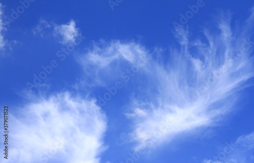 blue sky with clouds