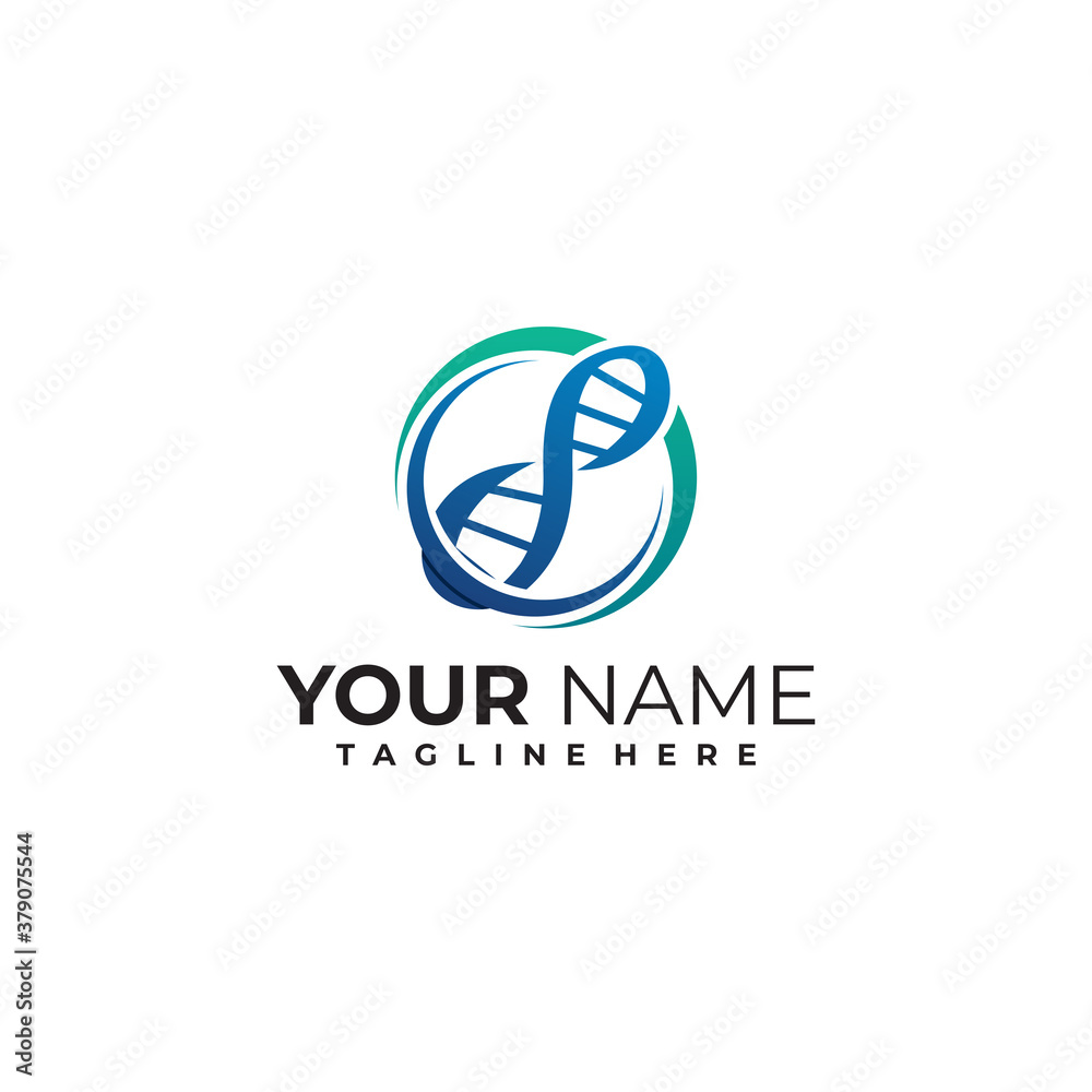 dna logo icon vector isolated