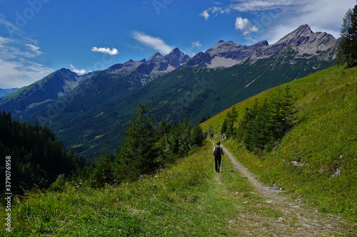 Lechtal, Österreich, Tirol, Wandern auf der Stablalpe