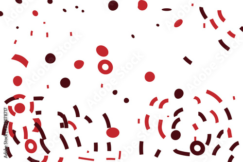 Light red vector texture with abstract gradient shapes. for business card.