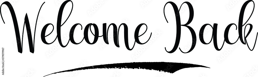 Welcome Back Calligraphy Handwritten Black Color Text On Yellow
Background Welcome Back Calligraphy Handwritten Black Color Text On Yellow
Background