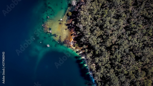 Lake from the sky - dji drone