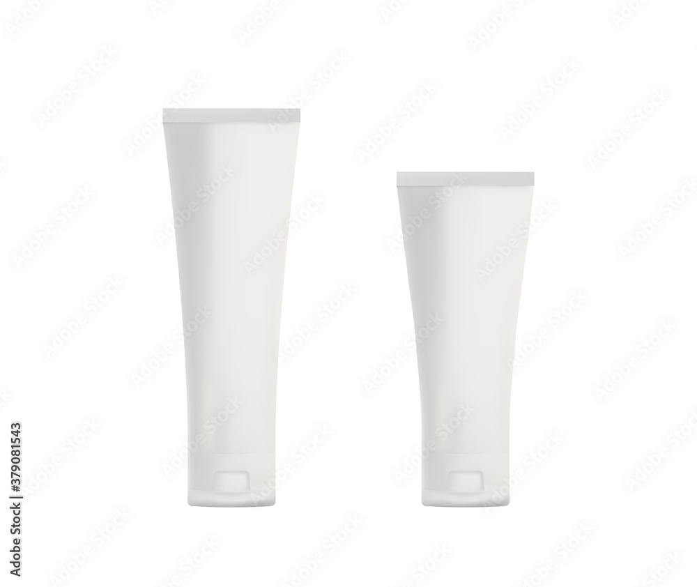 Realistic cosmetic package for soap,shampoo, cream. Blank template of plastic container. Stock 3D vector illustration on white isolated background. Realistic cosmetic package for soap,shampoo, cream. Blank template of plastic container. Stock 3D vector illustration on white isolated background.