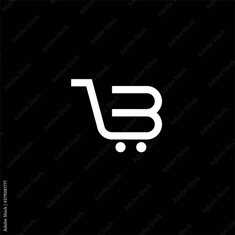 Online shopping cart vector icon Online shopping cart vector icon