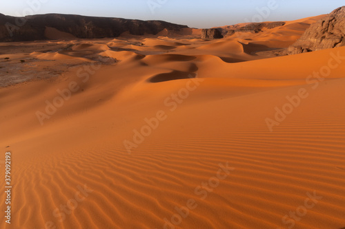 Dunes algerian sahara Tassili n'Ajjer