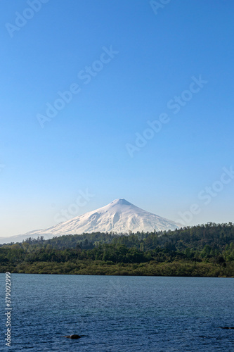 Vistas del volcán Villarica