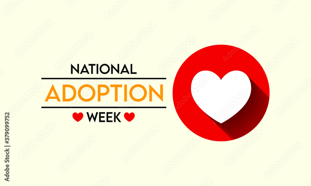 Vector illustration on the theme of National Adoption week observed each year during November. Vector illustration on the theme of National Adoption week observed each year during November.