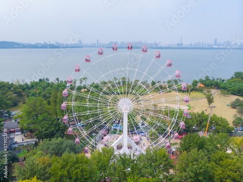 Scenery of Donghu Eye Playground in Donghu Scenic Area, Wuhan, Hubei, China