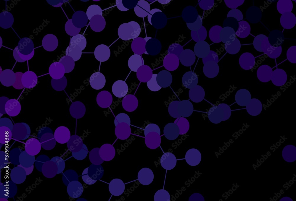 Dark Purple vector backdrop with artificial intelligence data. Dark Purple vector backdrop with artificial intelligence data.
