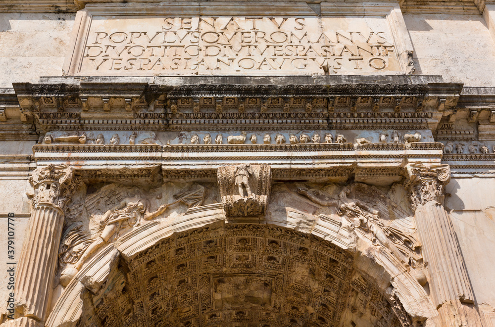 Obraz premium Arch of Constantine, Rome, Italy, Europe