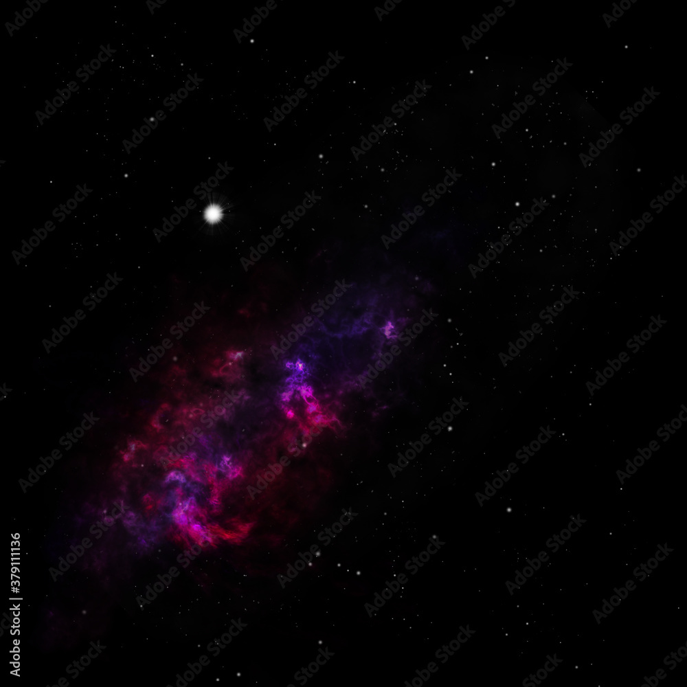 Small part of an infinite star field Small part of an infinite star field