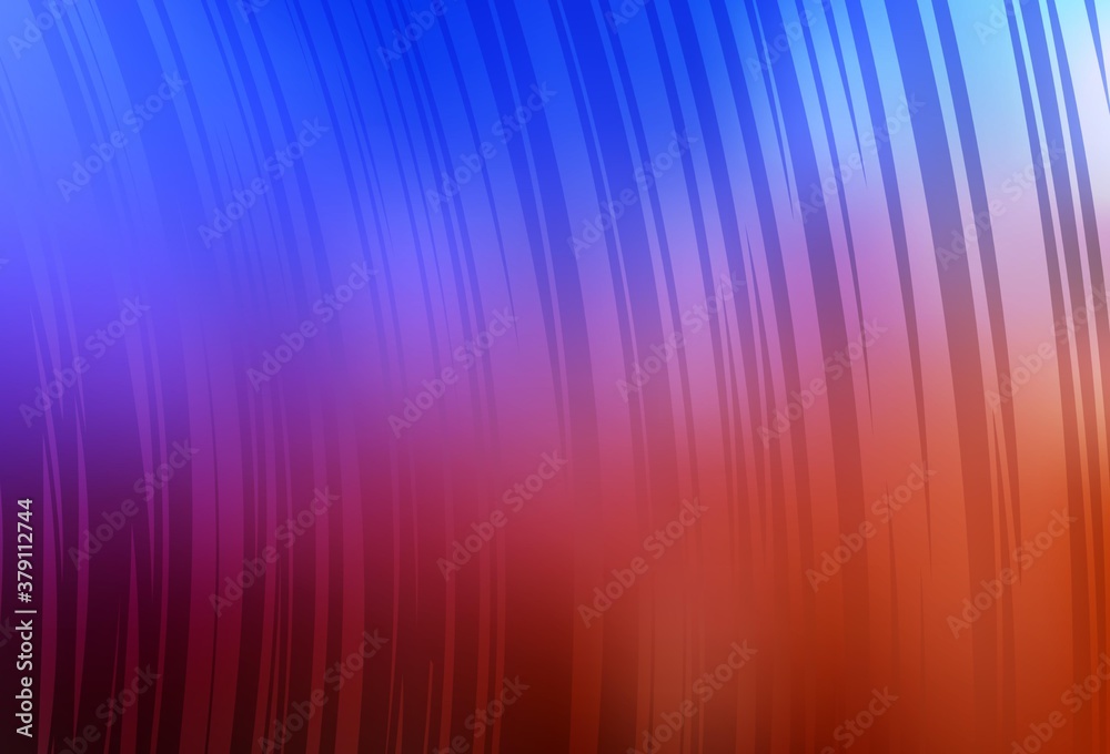Light Blue, Red vector colorful blur backdrop.