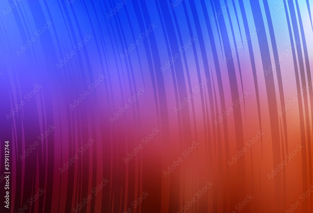 Fototapeta premium Light Blue, Red vector colorful blur backdrop.