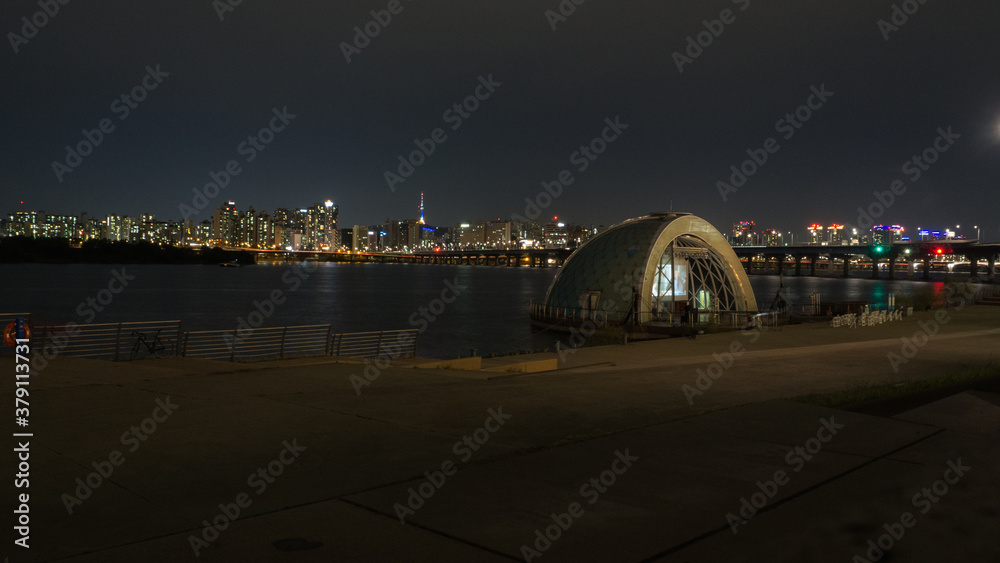 Fototapeta premium Han River's night seoul Korea