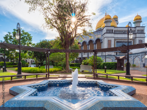 Mosque Jame' Asr Hassanil Bolkiah in Bandar Seri Begawan, Brunei Darussalam photo