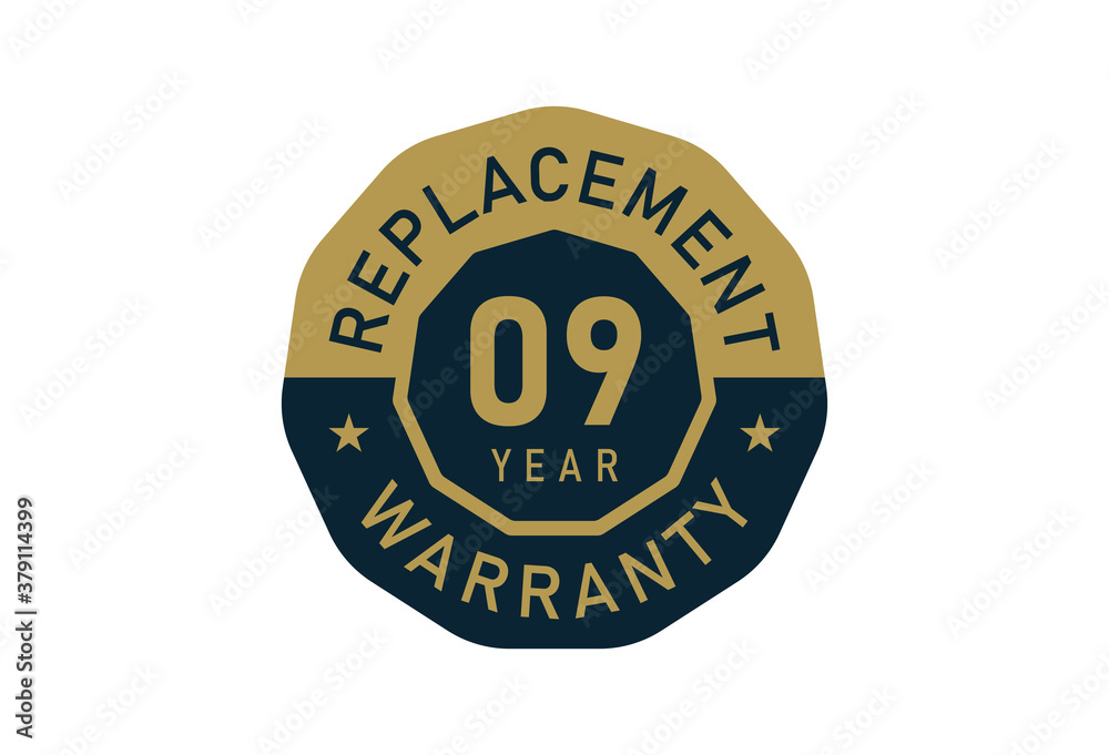 09 year replacement warranty, Replacement warranty images