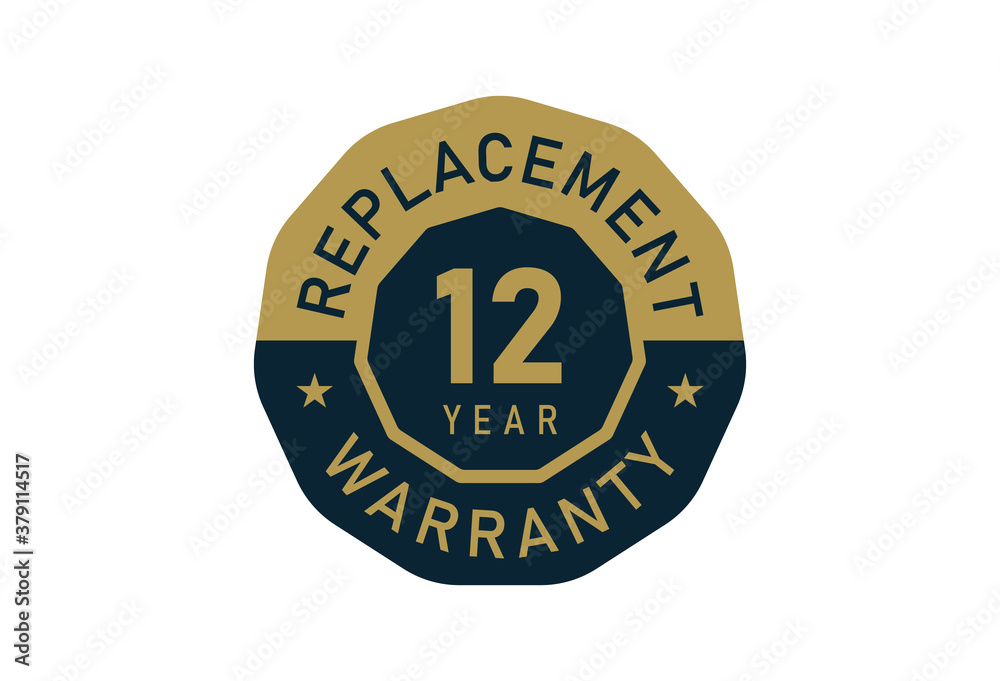12 year replacement warranty, Replacement warranty images