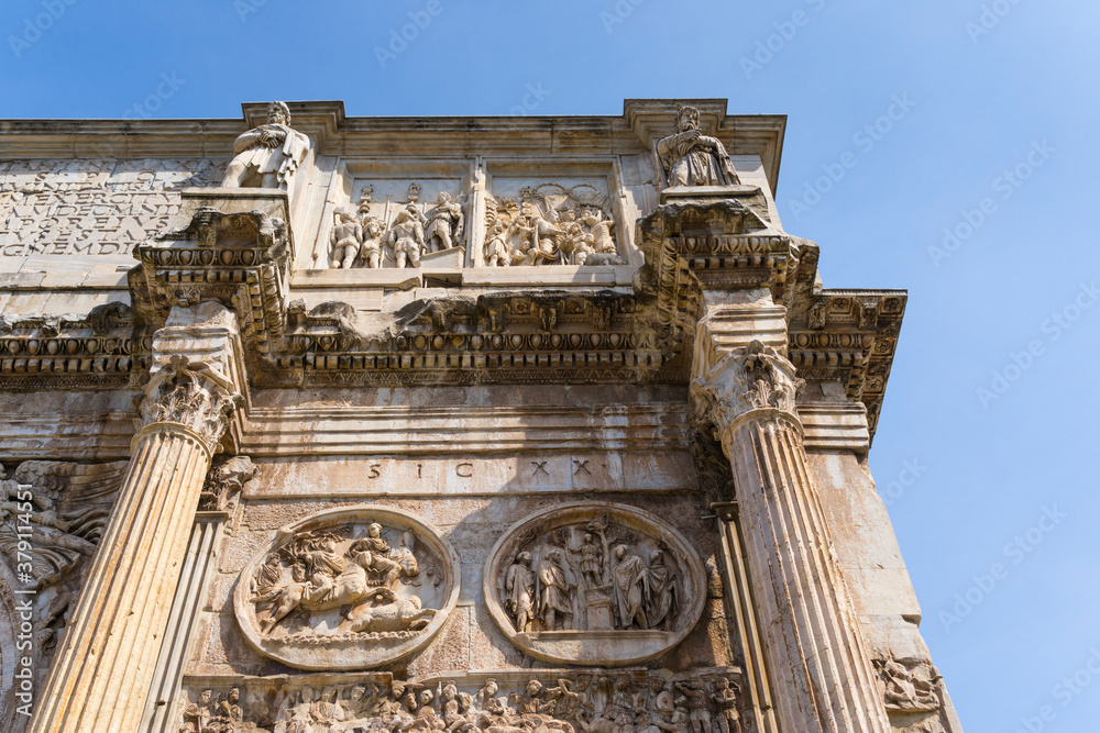Fototapeta premium Arch of Constantine, Rome, Italy, Europe