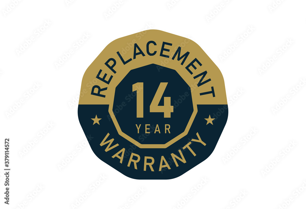 14 year replacement warranty, Replacement warranty images