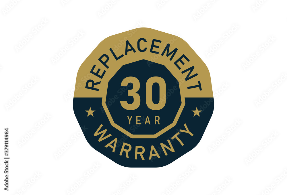 30 year replacement warranty, Replacement warranty images