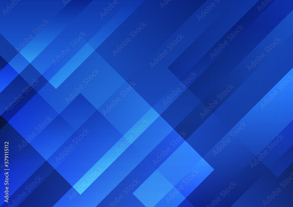 Abstract blue geometric shape overlay layer background technology style. Abstract blue geometric shape overlay layer background technology style.
