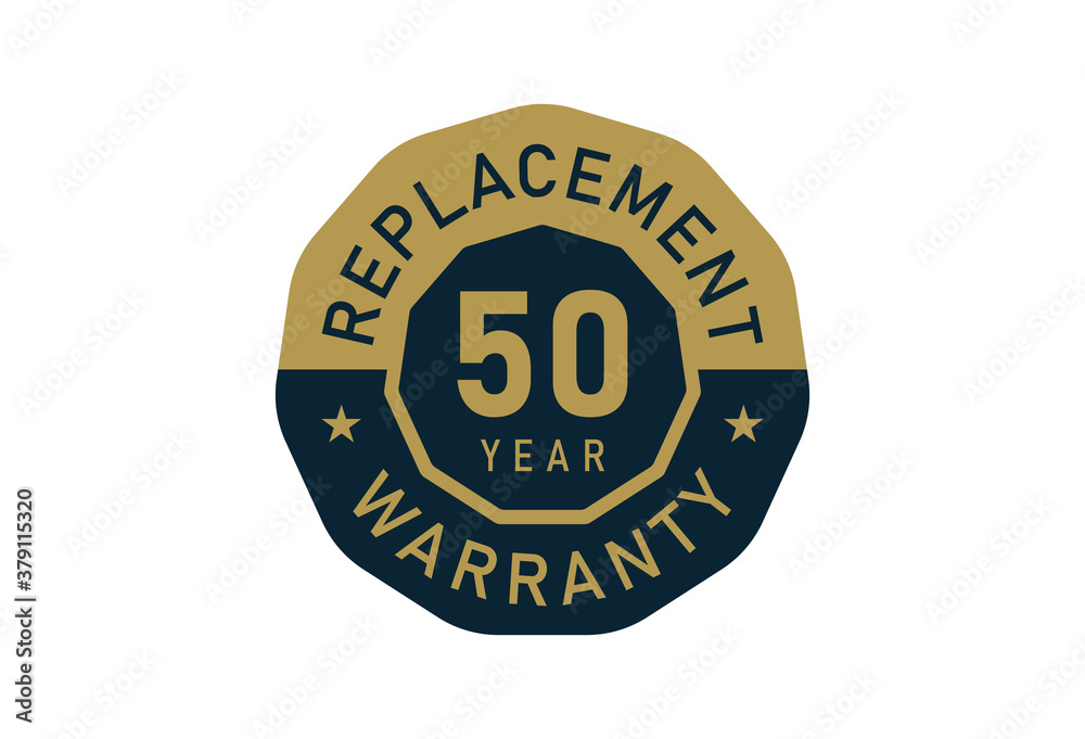 50 year replacement warranty, Replacement warranty images