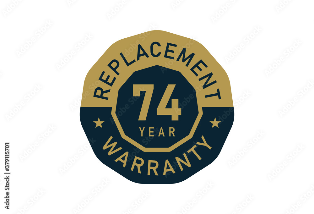 74 year replacement warranty, Replacement warranty images