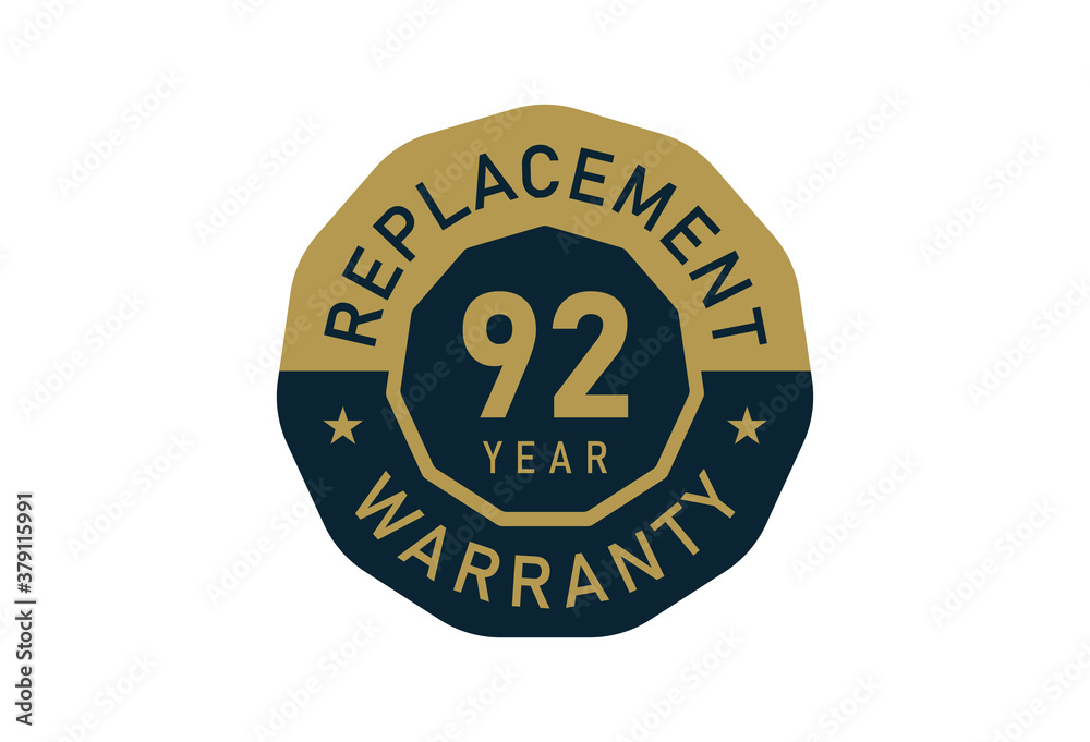 92 year replacement warranty, Replacement warranty images
