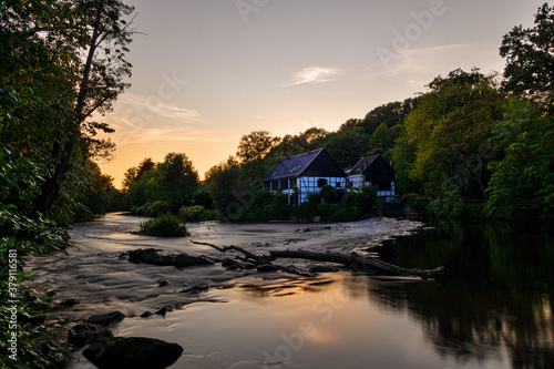 Sunset at the Wipperkotten in Solingen, Germany