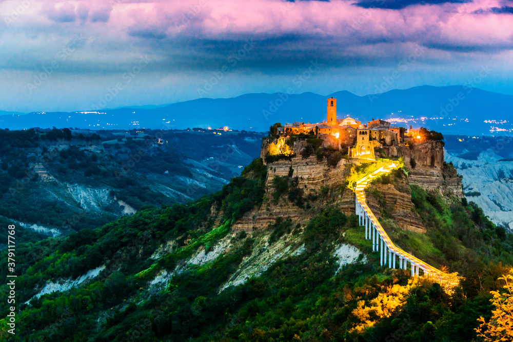 Fototapeta premium View of Civita di Bagnoregio, Lazio, Italy