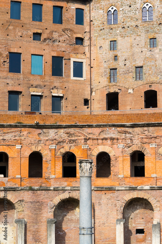 Trajan's Market, Trajan's Forum, Imperial Forums, Rome, Italy, Europe