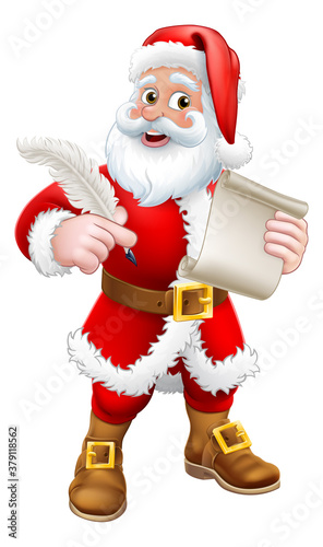 Santa Claus cartoon charact...