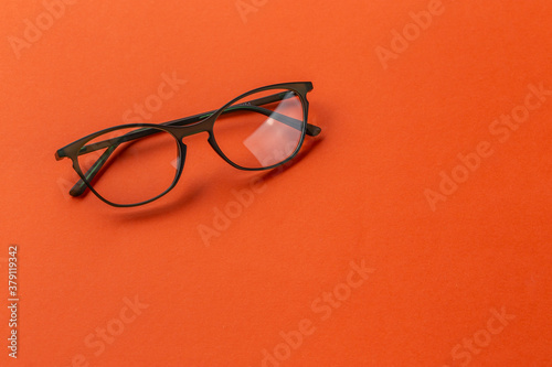 Glasses for sight in olive frames