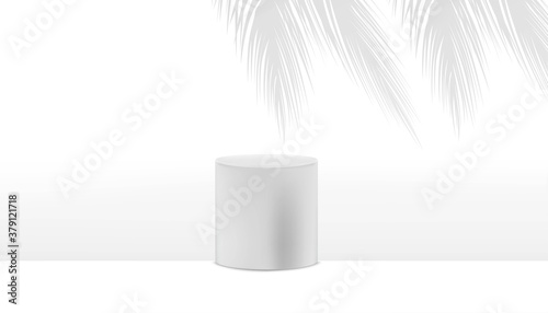 Background vector 3d blue rendering with marble podium and minimal grey wall scene  curve background 3d rendering abstract geometric shape gray color. Stage for awards on website in modern