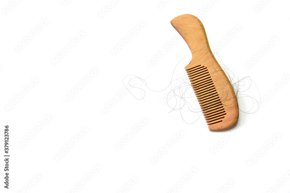 Hair loss, hair fall everyday serious problem, girl with a comb and problem hair on white background.
Hair loss, hair fall everyday serious problem, girl with a comb and problem hair on white background.