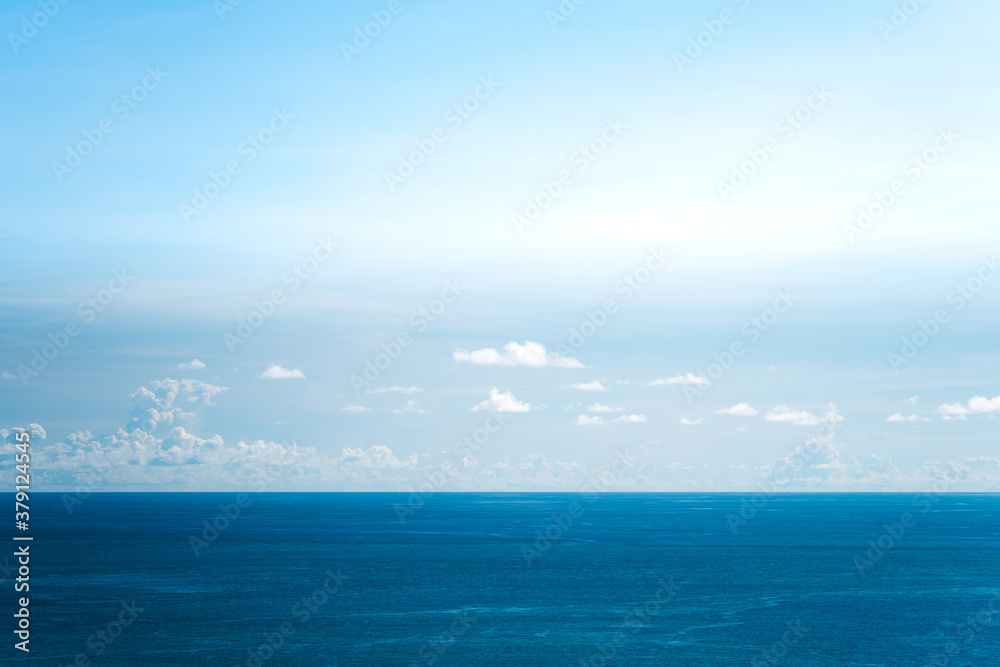 Obraz premium Wide sea view from above background