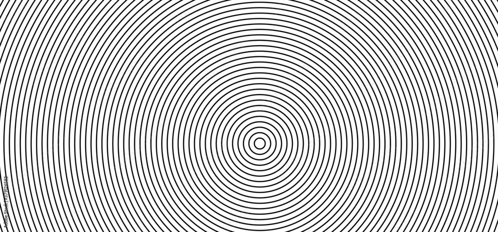 Hypnosis, hypnotic spiral line pattern. Retro circles patroon. Surreal circle background, Memphis style geometric, seamless texture. Retro Pop Art. Psychedelic optical illusion. Hypnosis concept.