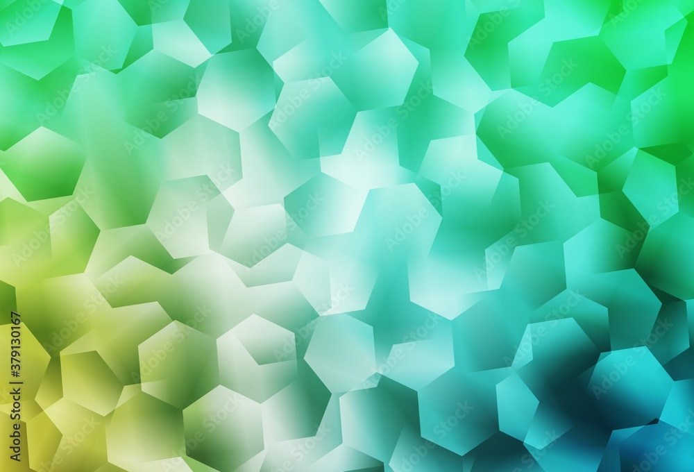 Light Green vector shining triangular background. Light Green vector shining triangular background.
