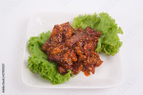 Sweet chilli sauce for chicken © superbphoto95