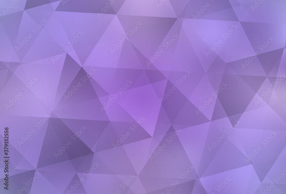 Light Purple vector shining triangular backdrop. Light Purple vector shining triangular backdrop.