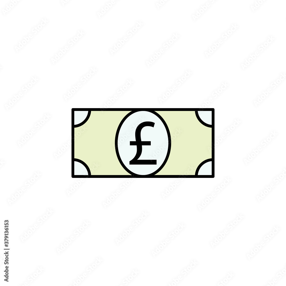 bill, money, pound icon. Element of finance illustration. Signs and symbols icon can be used for web, logo, mobile app, UI, UX bill, money, pound icon. Element of finance illustration. Signs and symbols icon can be used for web, logo, mobile app, UI, UX