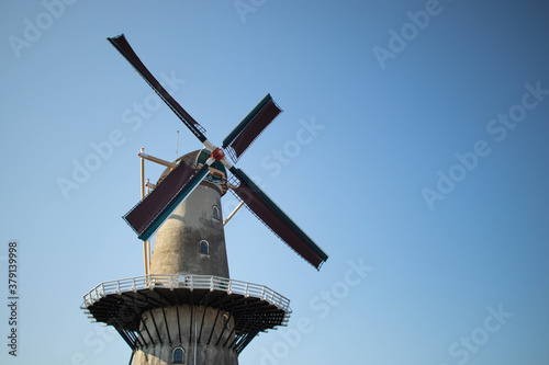 Dutch windmill 'Windmolen Windlust' in Wateringen (Westland, Zuid-Holland, The Netherlands)